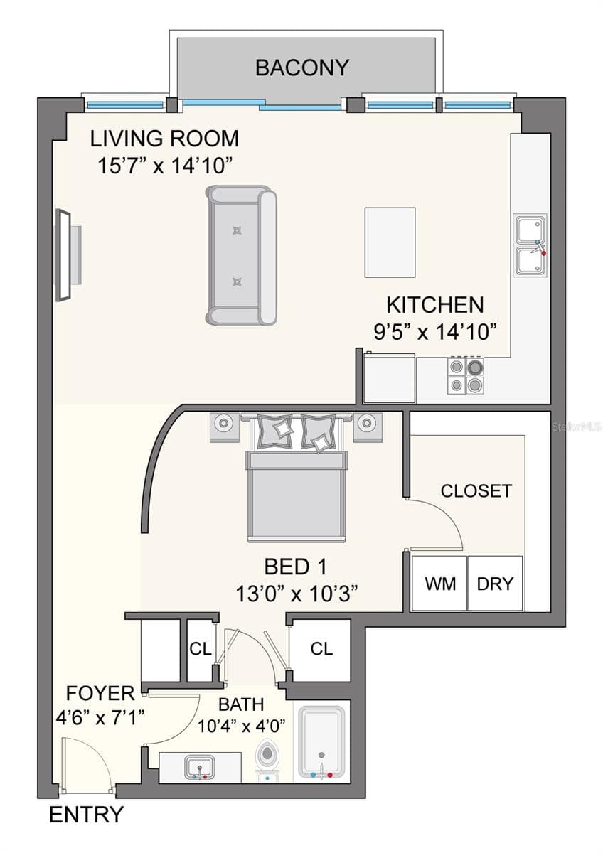 155 S Court Ave #2008, FL