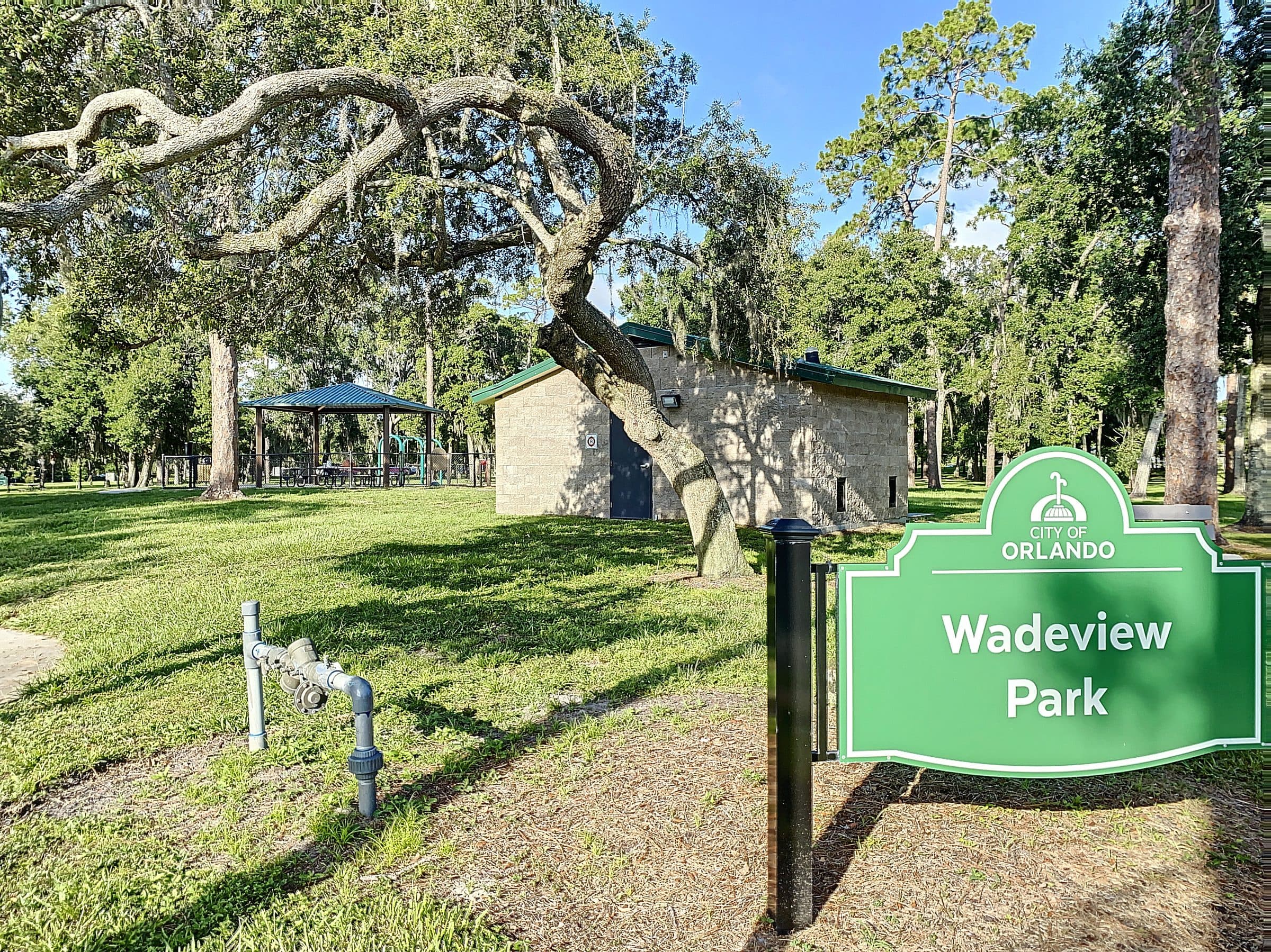 Wadeview Park — a neighborhood green space in Orlando's SODO district