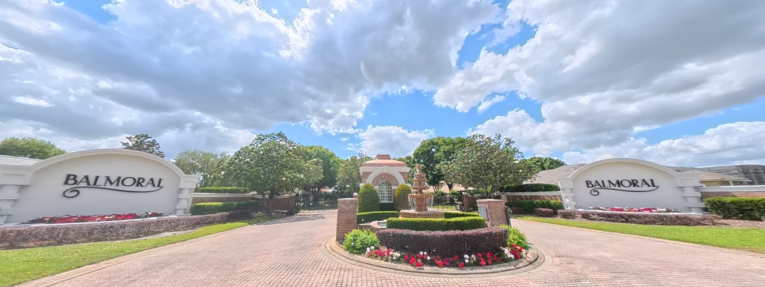 Balmoral community entrance sign, Windermere, FL