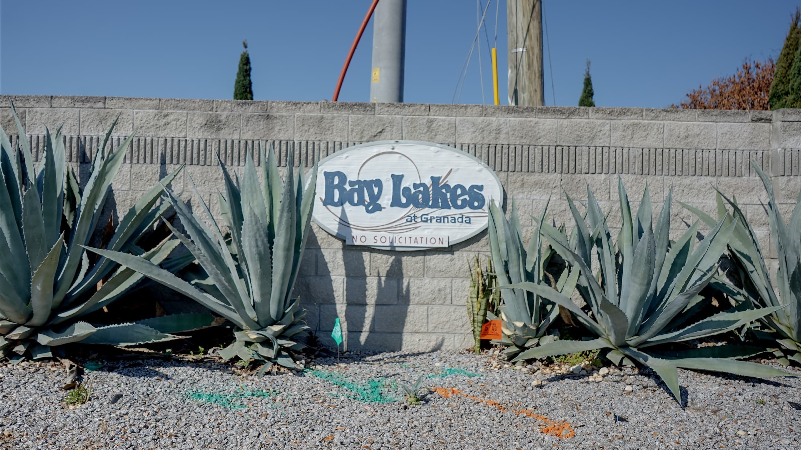 Entrance sign at Bay Lakes at Granada in Dr. Phillips, FL