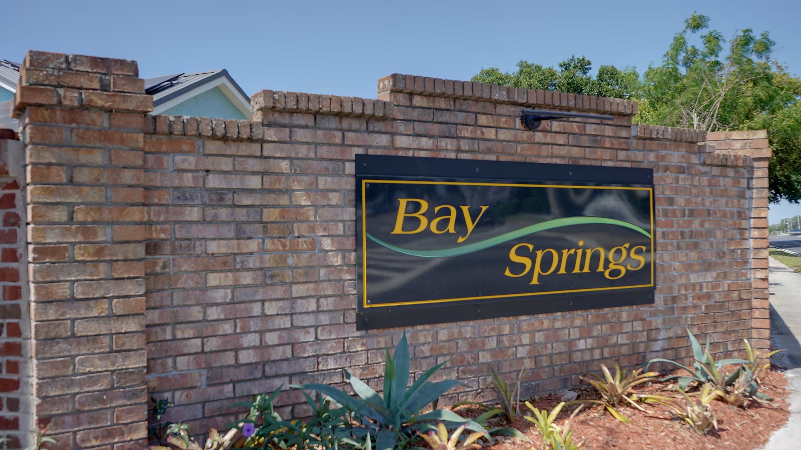 Entrance sign at Bay Springs in Dr. Phillips, FL