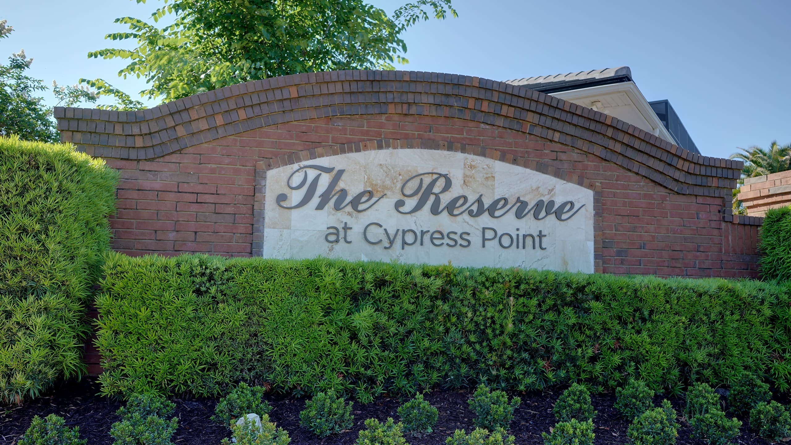 Gated entrance to The Reserve at Cypress Point, Dr. Phillips, FL