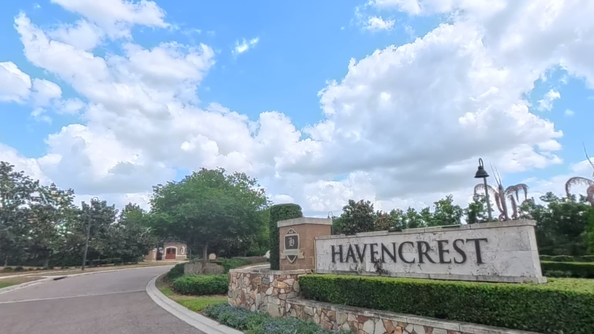 Havencrest community entrance sign, Orlando, FL