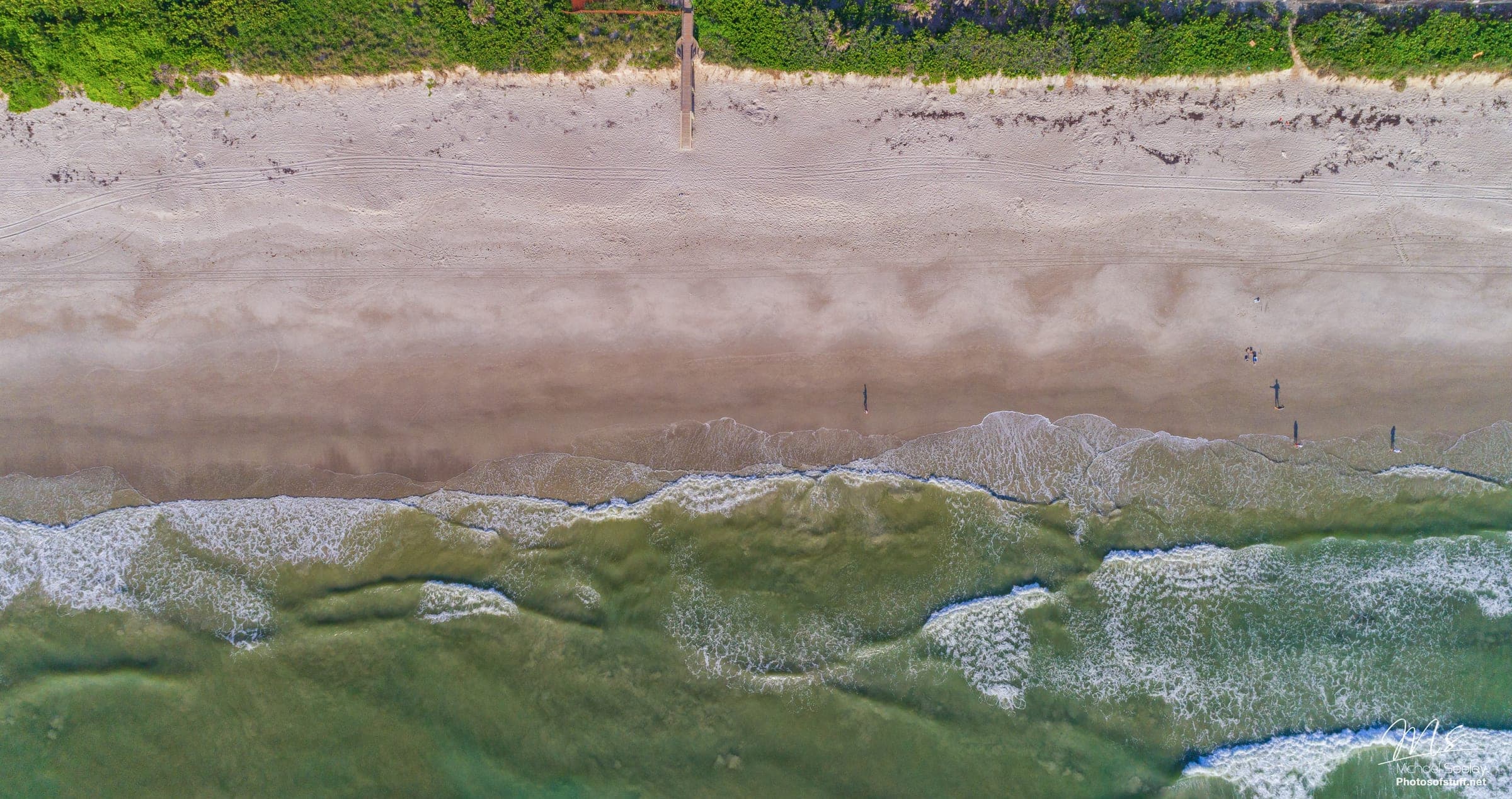 Aerial view of Indialantic and Satellite Beach barrier islands — CC BY 2.0 by JCPagc2015