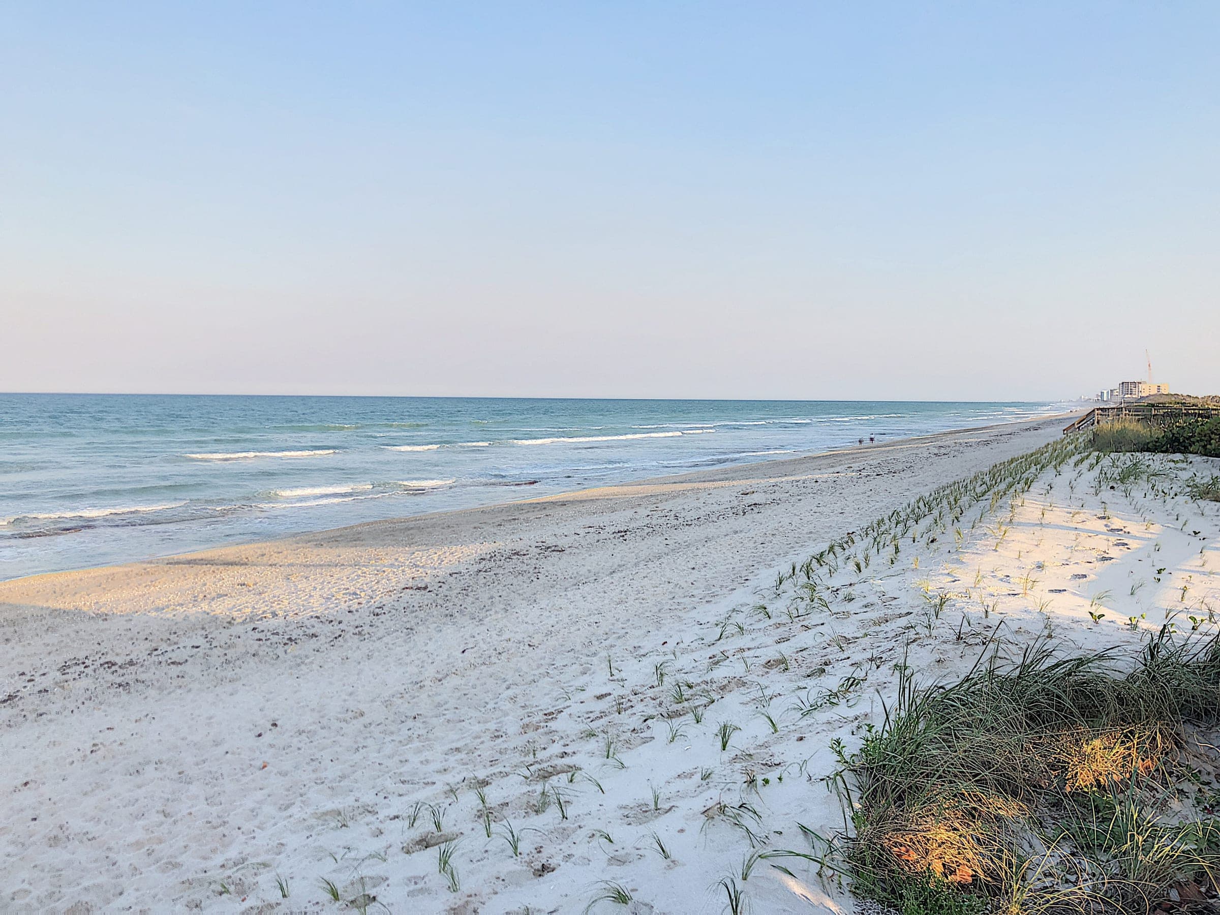 Atlantic shoreline at Indian Harbour Beach