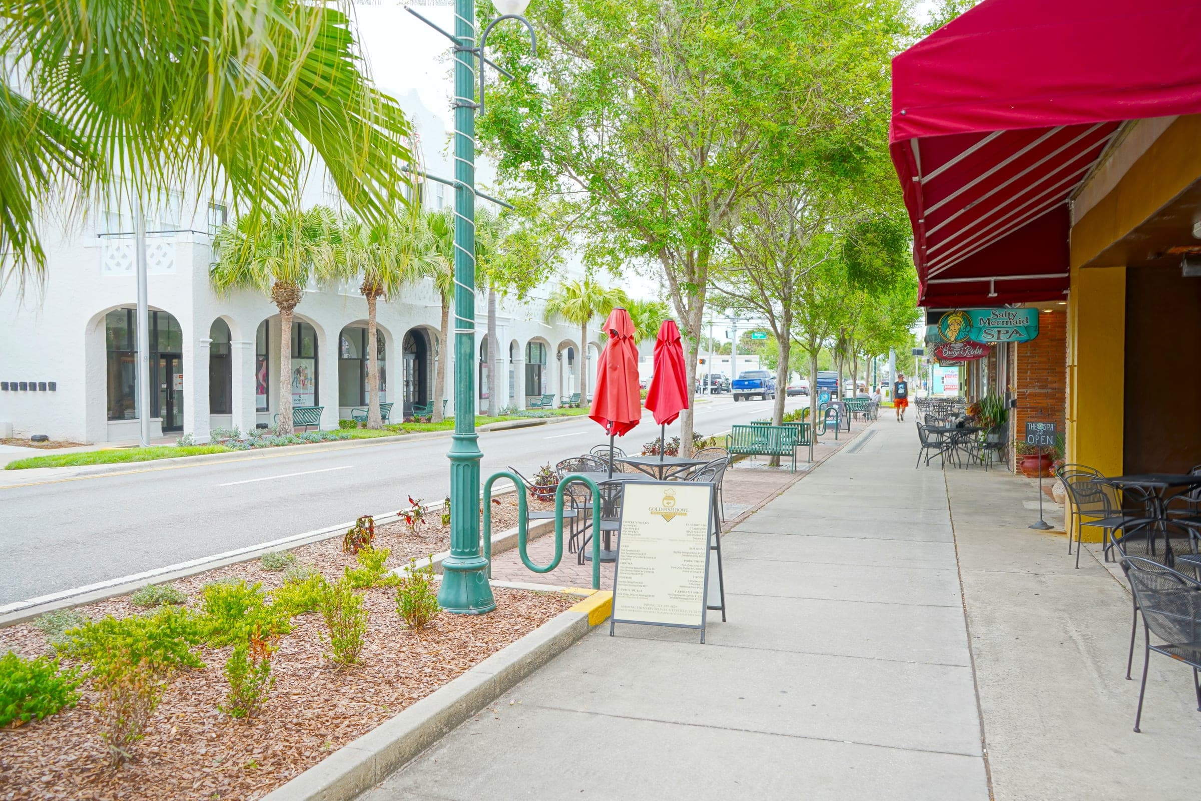 Indian River and Titusville waterfront view