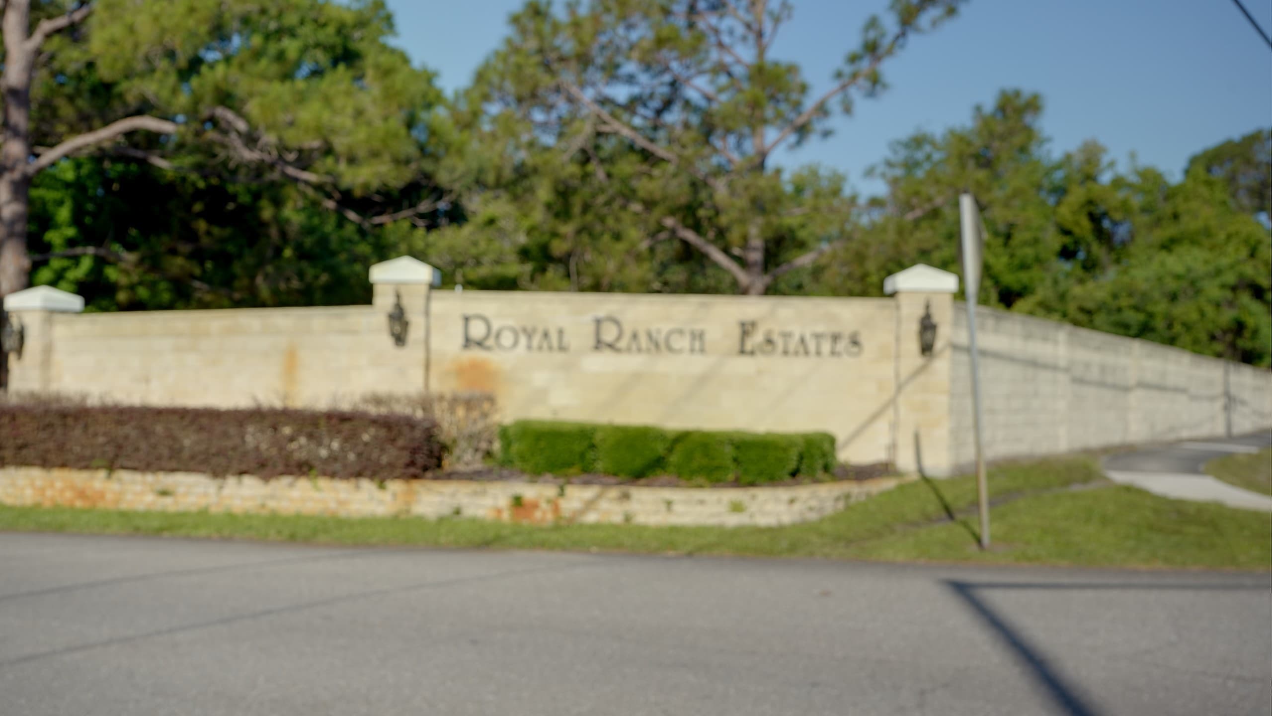 Royal Ranch Estates entrance gate