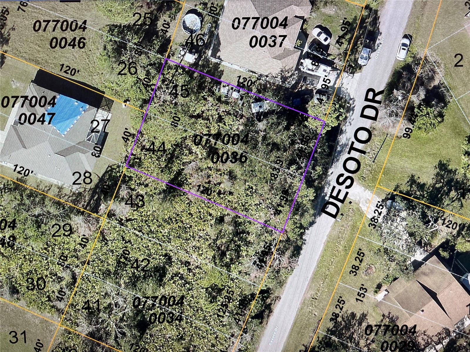 Lots 44 & 45 Desoto Drive, FL