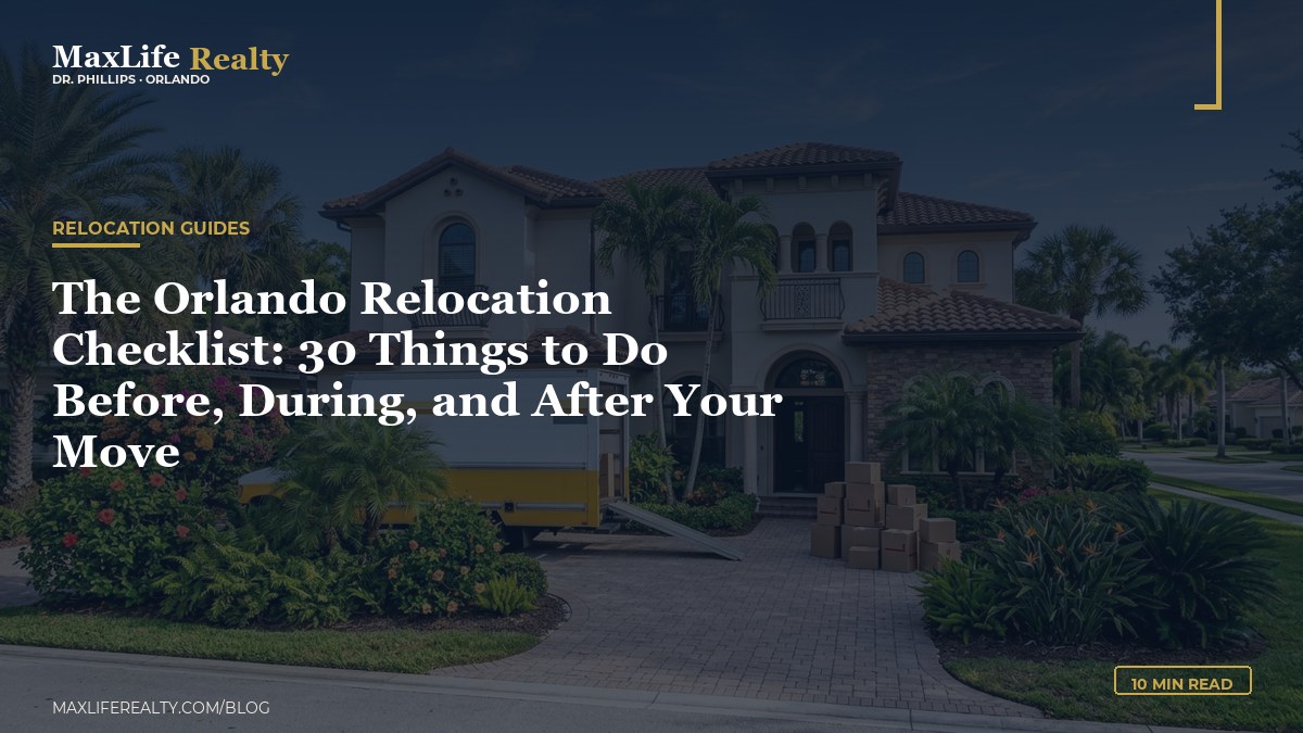The Orlando Relocation Checklist: 30 Things to Do Before, During, and ...