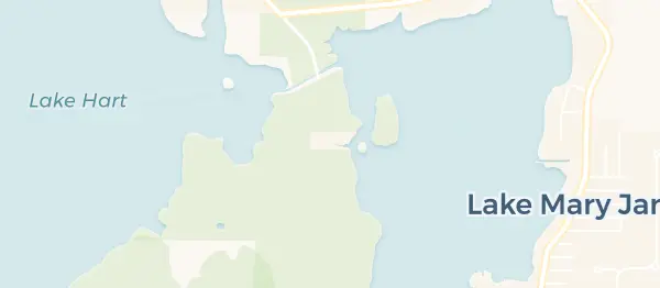 Map of East Orlando / Lake Nona Area, Orlando, FL
