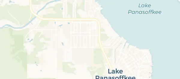 Map of Lake Panasoffkee, Lake Panasoffkee, FL