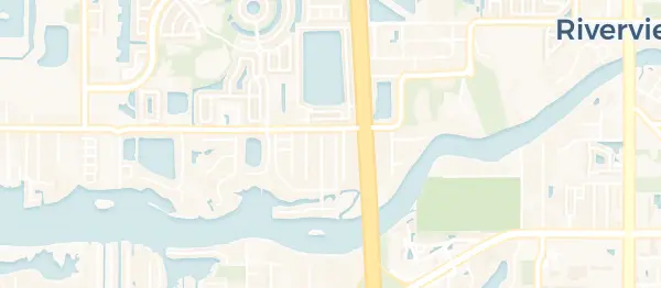 Map of Riverview, Riverview, FL