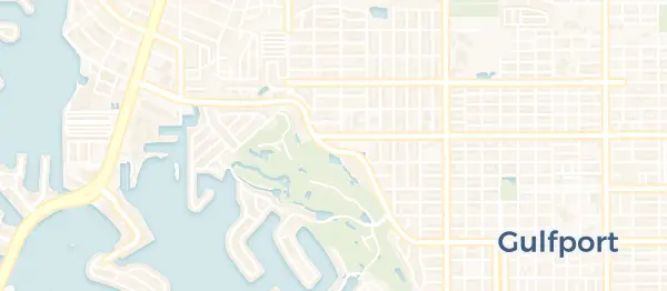 Map of Gulfport, Gulfport, FL