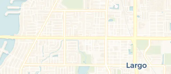 Map of Largo, Largo, FL