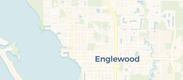 Map of Englewood, Englewood, FL