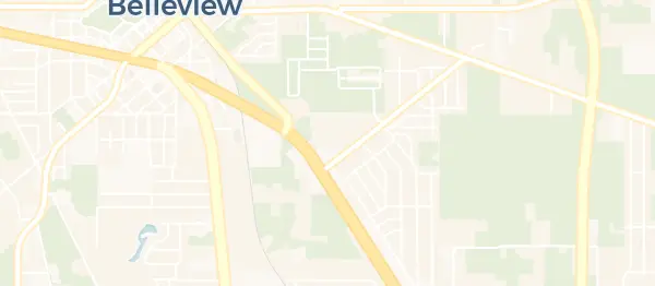 Map of Belleview, Belleview, FL