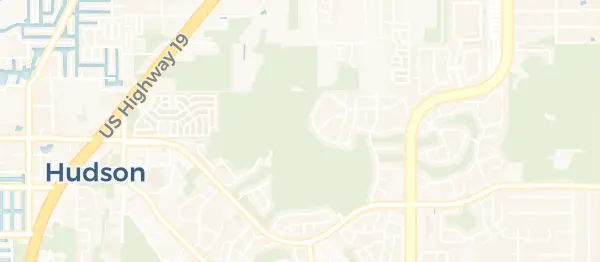 Map of Hudson, Hudson, FL