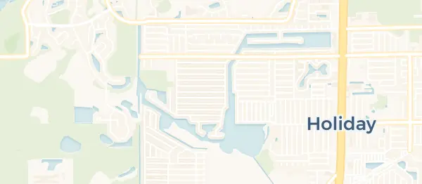 Map of Holiday, Holiday, FL