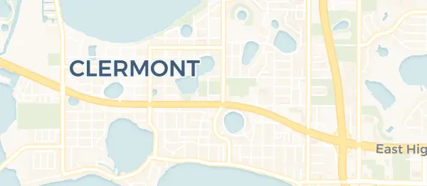 Map of Clermont, Clermont, FL