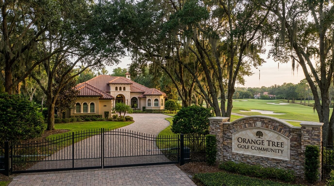 Orange Tree neighborhood home, Southwest Orlando